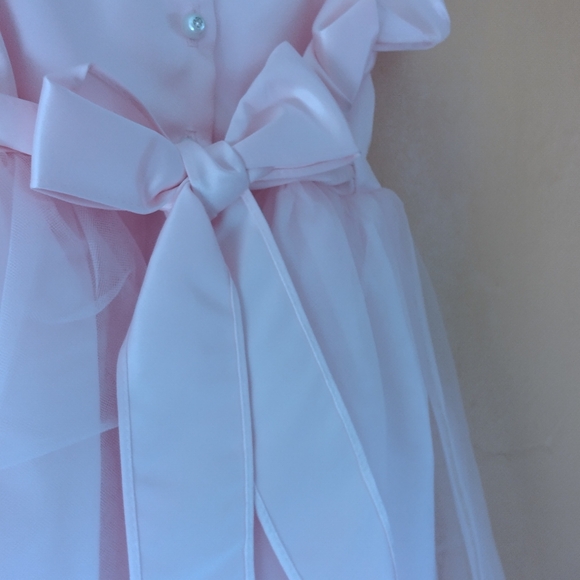 NWT Kid Collection Formal Girl's Butterfly Dress & Matching Hair Bow Size L - Picture 6 of 11